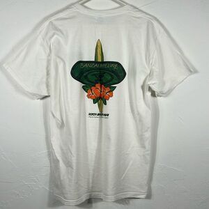 🌊🏄‍♂️ Vintage HAWAII NORTH SHORE BANZAI PIPELINE Surf Tee Sz Lg - PERFECT